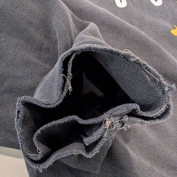 Air Jordan Hoodie "Sewing Project" Cream and Black Size Large - Picture 3 of 7